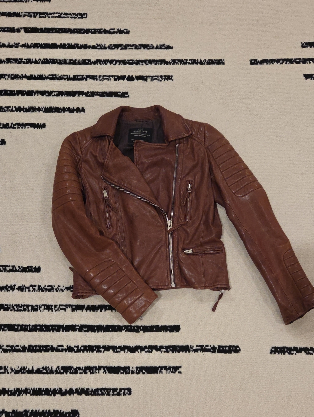 All Saints Leather Moto Jacket
